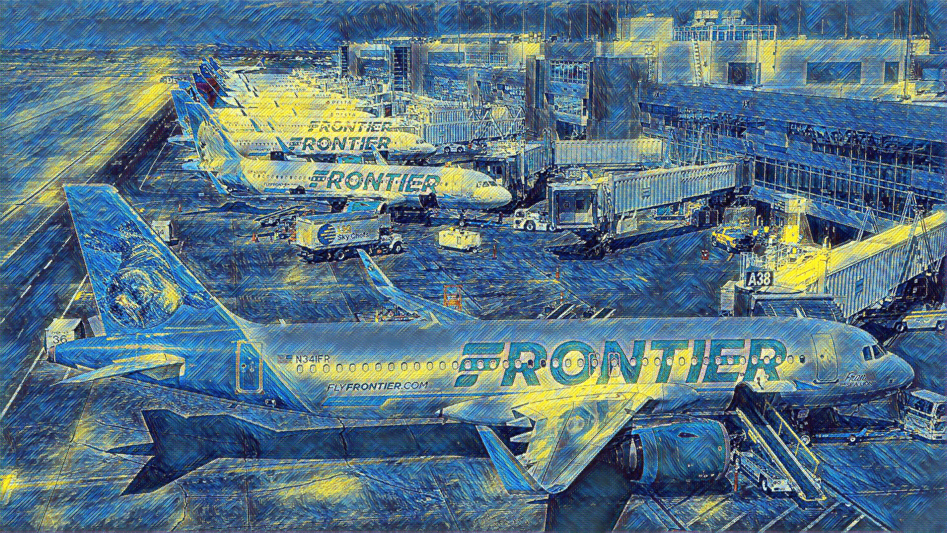 Frontier Jet Strikes Pedestrian, Killing Person at Denver Airport
