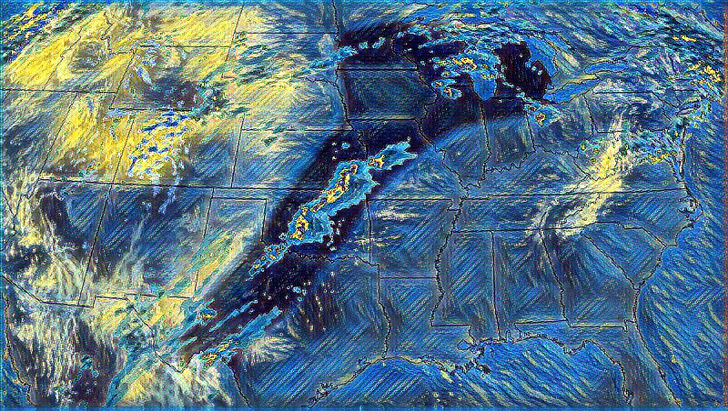 Bão tố và mưa đá khổng lồ đe dọa miền Trung Hoa Kỳ cả tuần