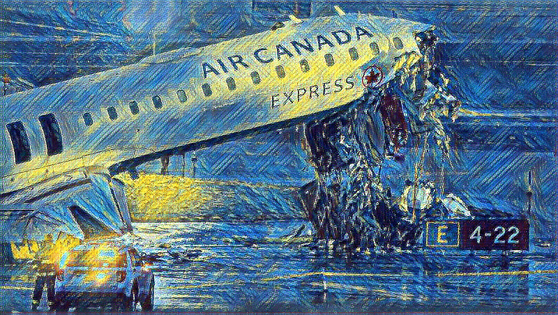 Va chạm máy bay Air Canada với xe cứu hỏa tại LaGuardia: 2 phi công thiệt mạng