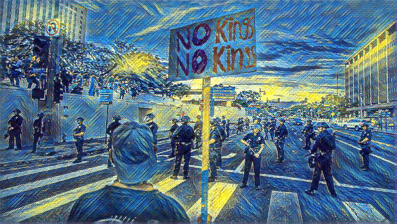 75 người bị bắt tại Los Angeles sau biểu tình 'No Kings'