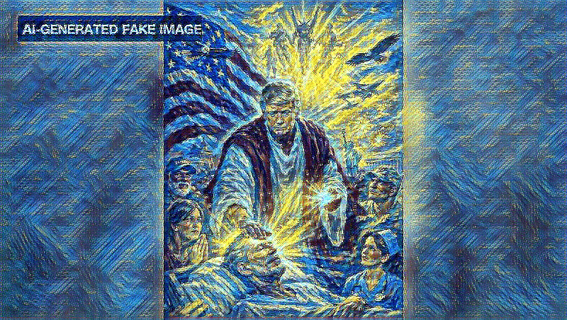 Трамп и «Богохульство»: Как AI-изображение вызвало религиозный скандал