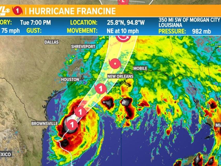 Hurricane Francine Intensifies: Louisiana Braces for Landfall with Life-Threatening Storm Surge and Flooding